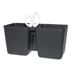 Duo Keukenkruiden Kweekpot Grijs + Kruidenschaar