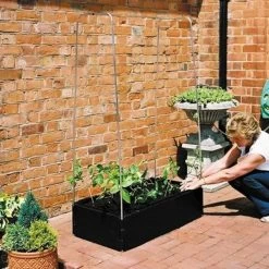 Groeibed 1 × 0,5 M Met Klimframe -Tuin Verzorging groeibed met frame 1 x 05 m 1484056561 3 600