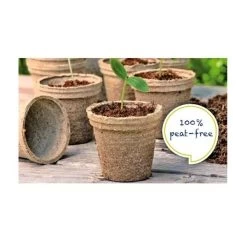 Vezelpotjes Rond 11 Cm - Biologisch Afbreekbaar - Set Van 10 Stuks -Tuin Verzorging kokos potjes rond 11 cm 1519296476 1 600