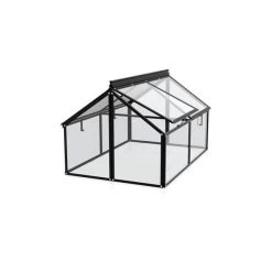 Vitavia Gaia Jumbo Miniserre Aluminium Zwart - 83 × 119 Cm - 0,99 M²