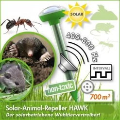 Mollenverjager - Solar Ultrasoon Grondstaaf -Tuin Verzorging mobiele dierenverjager solar 1577722916 1 600