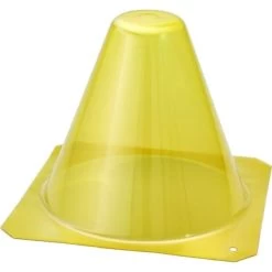 Kunstof PET Plantenhoed - Geel - Set Van 12 Stuks