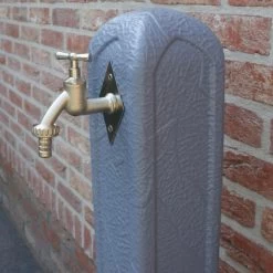 Waterzuil Met Kraan En Aansluiting - Grijs -Tuin Verzorging tuinpaal met waterkraan 1498043234 1 600