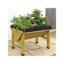 Vegtrug Verhoogde Kweektafel - 1 × 0,8 × 0,8 M -Tuin Verzorging vegtrug 1 m 1484054491 3 600