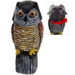 Roterende Uil Gele Borst - Vogelverschrikker -Tuin Verzorging vogelverschrikker uil 1484056283 1 600