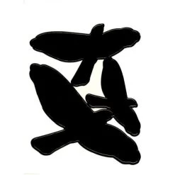 Vogel Weringsstickers Groot